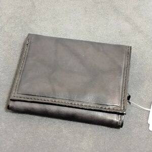 SWANK Black Leather Wallet